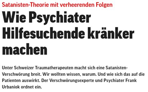 Ein Psychiater im Strudel einer Satanisten